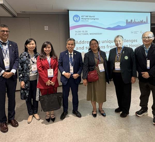 Attending the 49th IHF World Hospital Congress